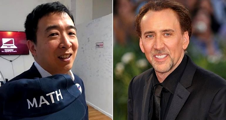 Nicholas Cage, Jack Dorsey Among Celebrities Who’ve Donated to Andrew Yang For President
