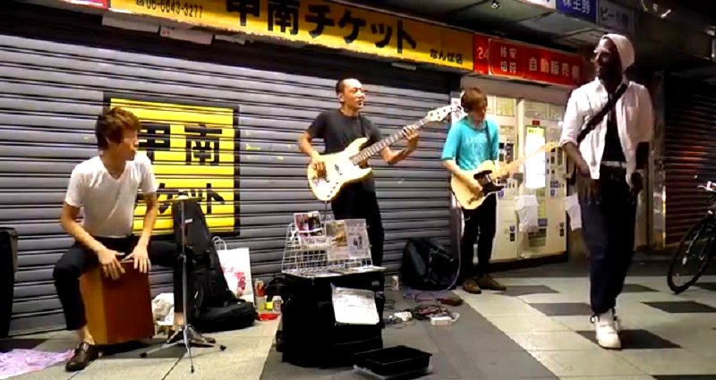 Foreigner Joins Street Performers in Japan for One Epic Impromptu Show
