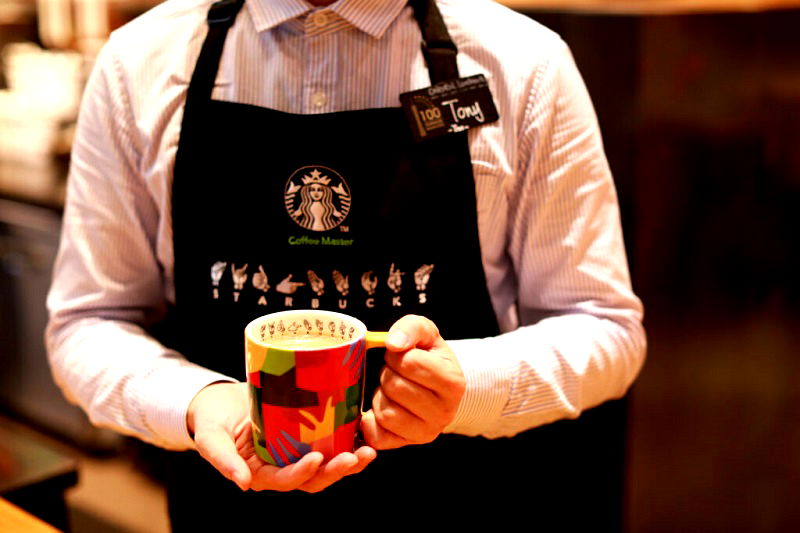 Starbucks China has opened up its first-ever signing store in Guangzhou, Guangdong province that is dedicated to offer employment and career advancement opportunities for the deaf and hard of hearing community.