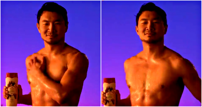 Simu Liu as the Old Spice Man is Finally Here and I’m Swooning