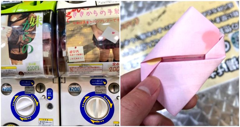 Japanese Vending Machine Dispenses Love Letters from Your ‘Little Sister’ and It’s Creepy AF
