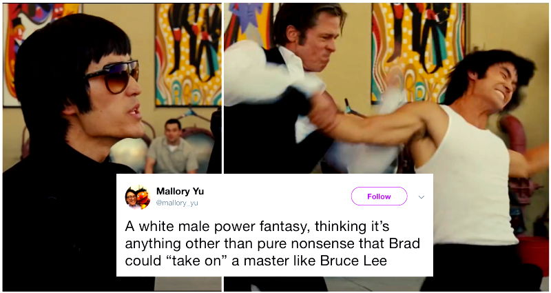 People Aren’t Happy That Brad Pitt Thinks He Can Take On Bruce Lee in Tarantino’s New Film Trailer