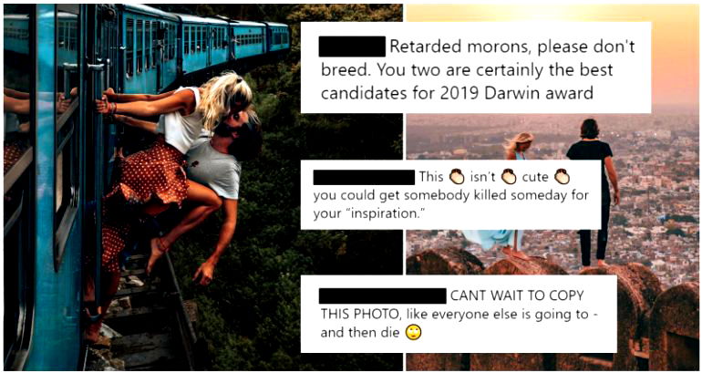 Instagram Couple Draws Backlash After Dangling Out of a Moving Train in Sri Lanka