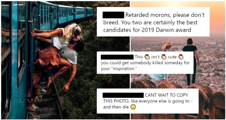 Instagram Couple Draws Backlash After Dangling Out of a Moving Train in Sri Lanka