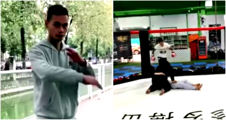 Wing Chun Fighter Challenges MMA Fighter, Only Lasts 6 Seconds