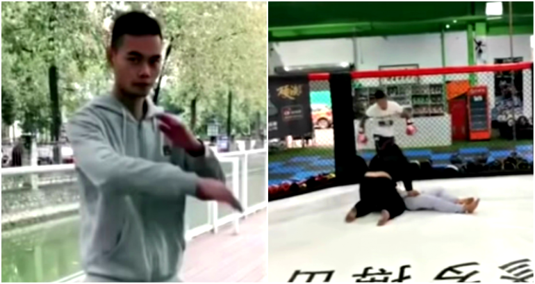 Wing Chun Fighter Challenges MMA Fighter, Only Lasts 6 Seconds