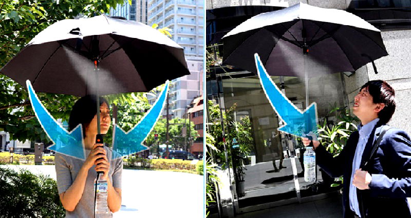 Japan Made the Most Extra Umbrella to Survive Summer Heat