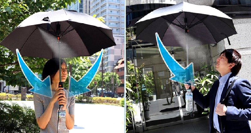 Japan Made the Most Extra Umbrella to Survive Summer Heat