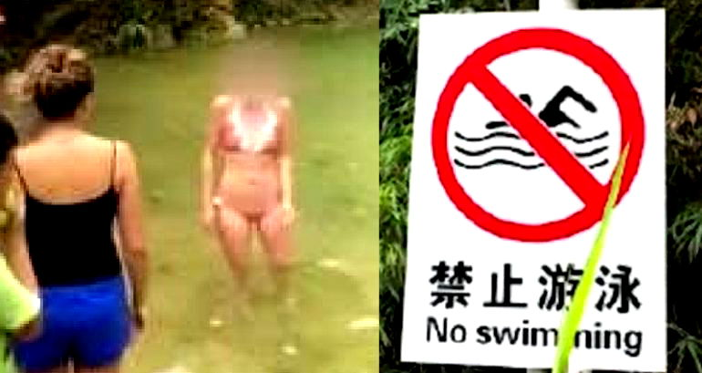 ‘Uncivilized’ Foreign Tourists Anger Chinese Netizens for Refusing to Get Out of ‘Off-Limits’ Lake