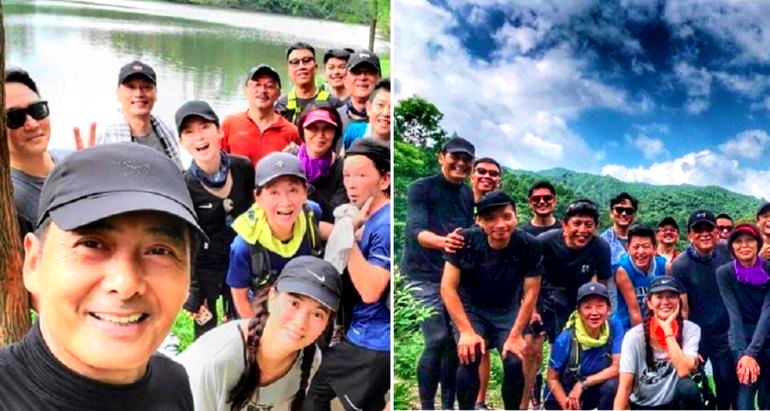 Actor Chow Yun-Fat Goes Hiking With Friends For Wholesome Birthday