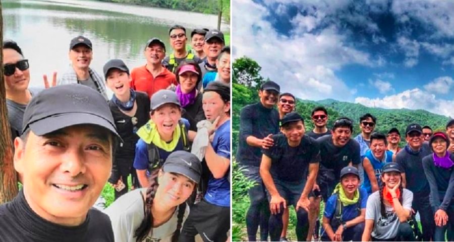 Actor Chow Yun-Fat Goes Hiking With Friends For Wholesome Birthday