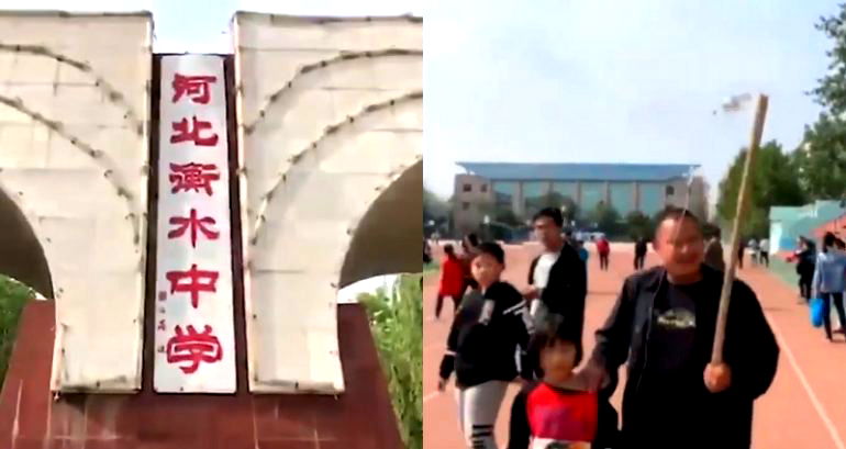 Chinese Father Makes Sick Daughter Attend School Open Day While She’s Attached to an IV Drip