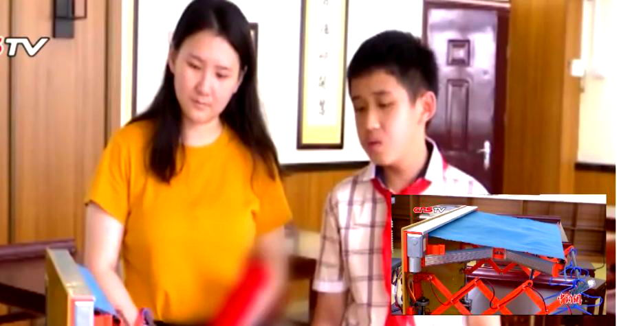 Chinese Boy Invents Automatic Drying Rack That Detects Rain After Getting Yelled at By Mom