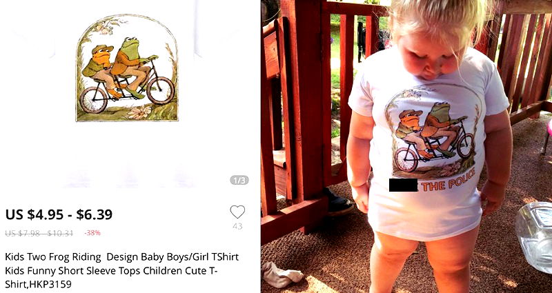 Mom Left Speechless After Receiving a Kid’s Shirt Off AliExpress