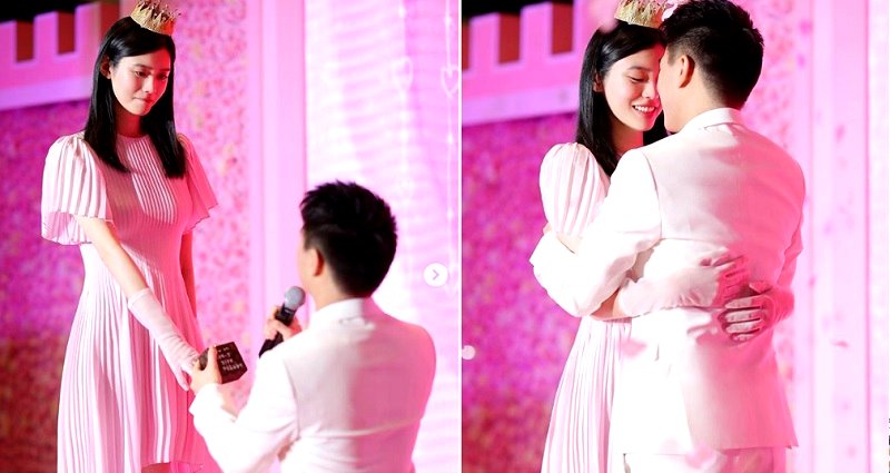 Son of Macau Billionaire Throws ‘Fairytale’ Proposal for Victoria’s Secret Model Ming Xi