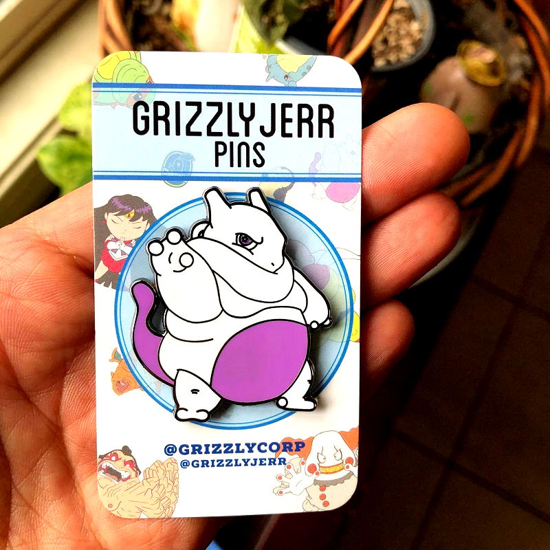 Jeremiah Cortez, the shop owner of Grizzlycorp, is giving everyone the cuteness overload with his incredibly adorable chubby Pokémon pins.