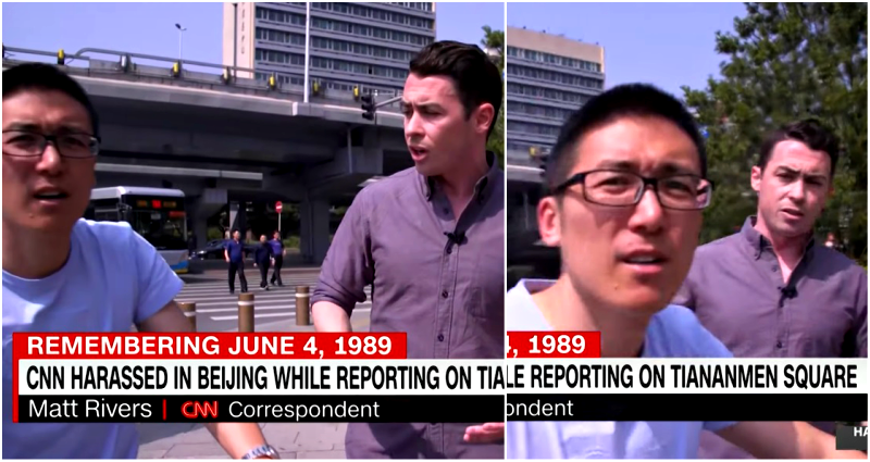Chinese ‘Police’ Harrassed CNN While Reporting on Tiananmen Square Anniversary