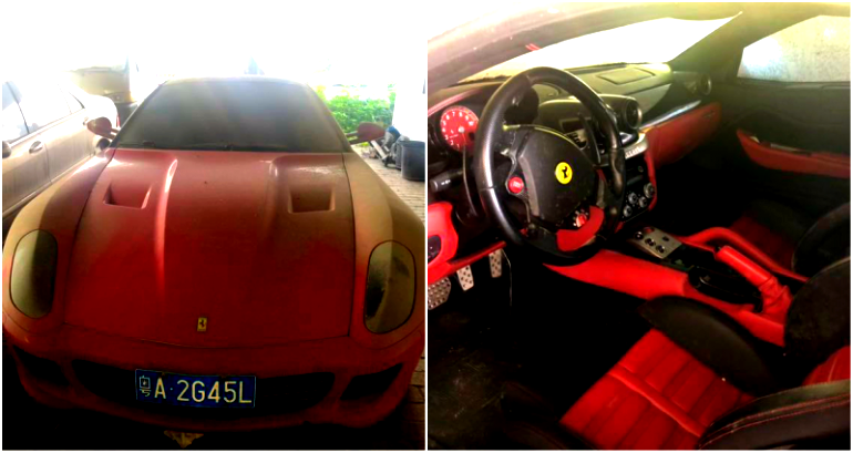 Chinese Court Puts Dirty Ferrari 599 Up for Auction for $245