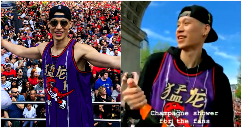 Jeremy Lin Wore a Chinese Raptors Jersey and Now Everybody Wants One