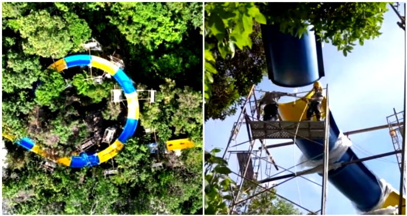 World’s Longest Water Slide Runs Through the Malaysian Jungle for 4 Minutes