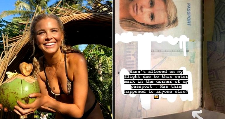Former Miss Universe Australia Stopped From Leaving Bali Because Her Passport Was Wet