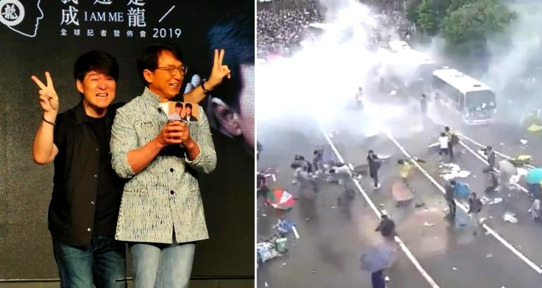 Jackie Chan Says He Didn’t Know Anything About the Hong Kong Protests During Tour in Taiwan