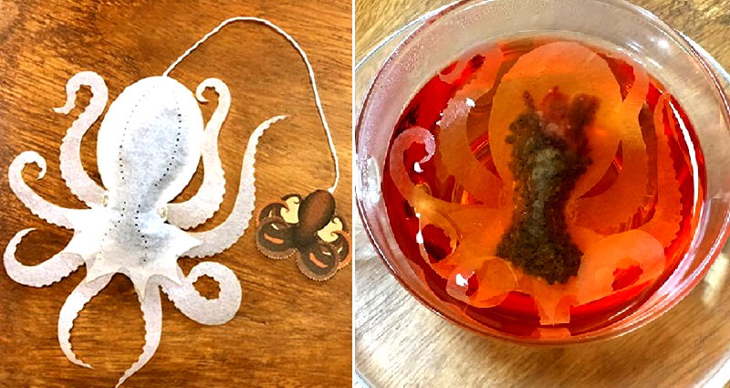 Japanese Company Creates Adorable Sea Creature Tea Bags