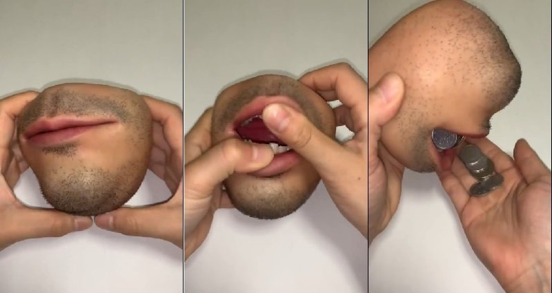 This Human Mouth-Shaped Coin Purse Is Uncomfortably Realistic