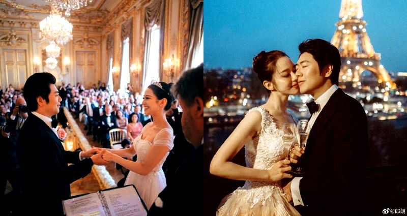 Iconic Pianist Lang Lang Posts Wedding Photos with German Pianist Wife