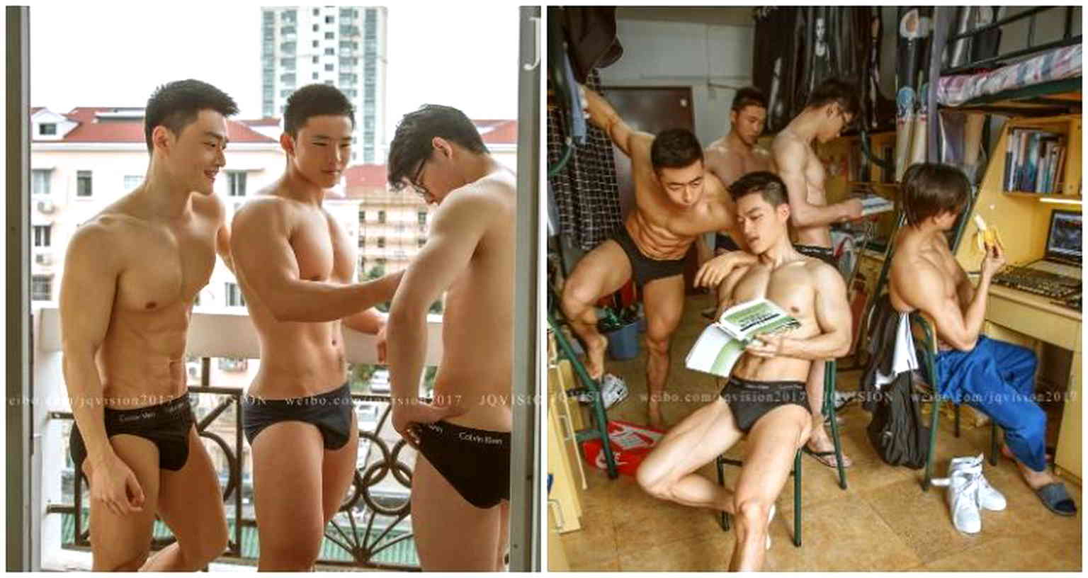 Photographer Shows Off Shirtless Chinese Students at the Shanghai University of Sport