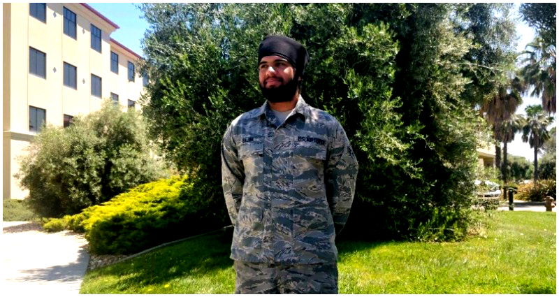 Sikh American Becomes the First Airman Allowed to Keep Beard, Turban on Duty