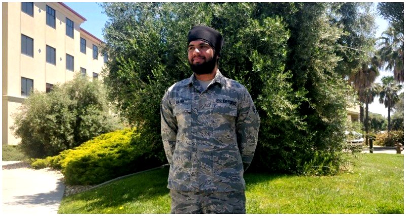 Sikh American Becomes the First Airman Allowed to Keep Beard, Turban on Duty