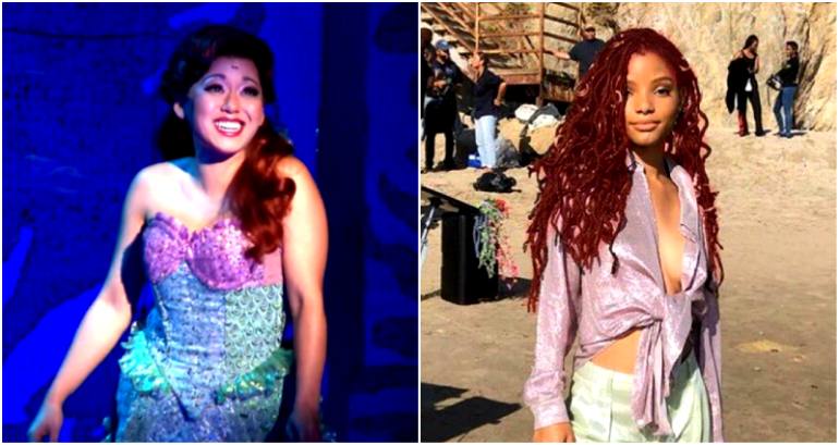 Asian American Ariel Defends Halle Bailey as ‘Little Mermaid’ from Haters
