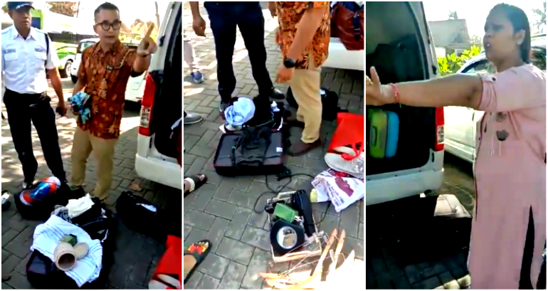 Family Caught Stealing Accessories, Electronics from Bali Hotel