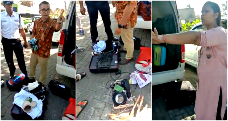 Family Caught Stealing Accessories, Electronics from Bali Hotel