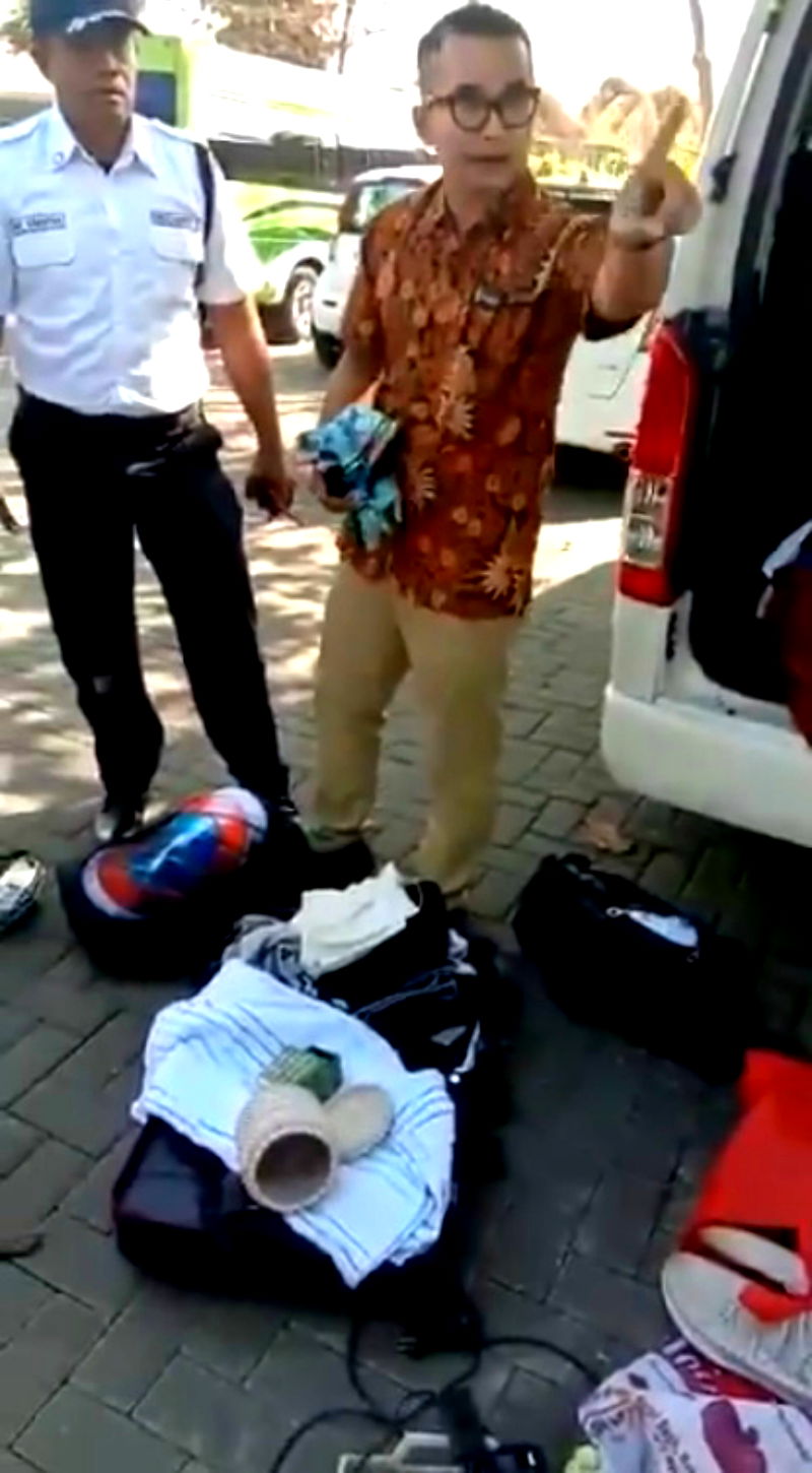 An Indian family has sparked national outrage after stealing accessories from a hotel in Bali, Indonesia last week.