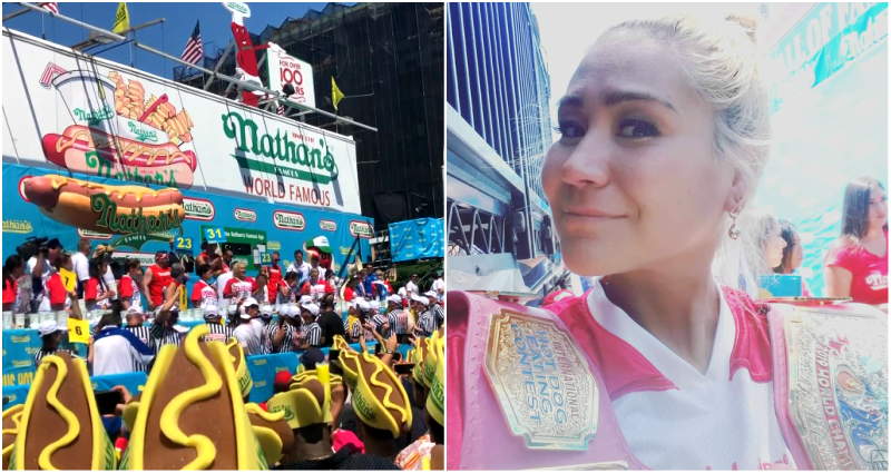 Miki Sudo Becomes 6-Time Nathan’s Hot Dog-Eating Champion After Downing 31 Wieners