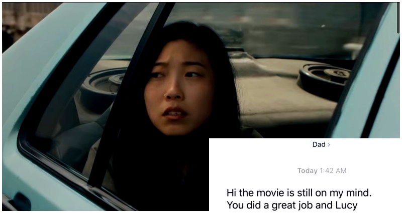 Awkwafina Got the Most Supportive Text From Her Dad After He Watched ‘The Farewell’
