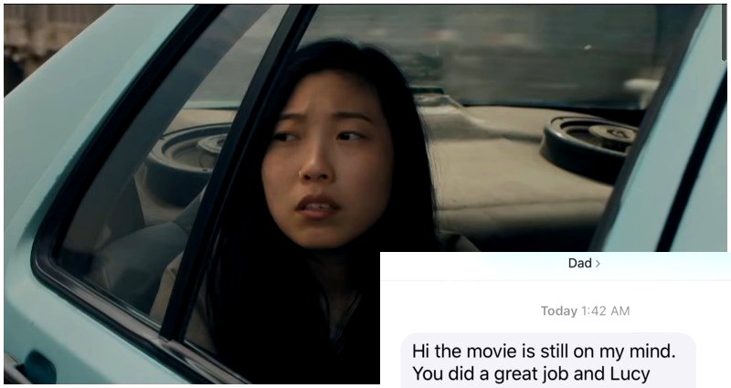 Awkwafina Got the Most Supportive Text From Her Dad After He Watched ‘The Farewell’