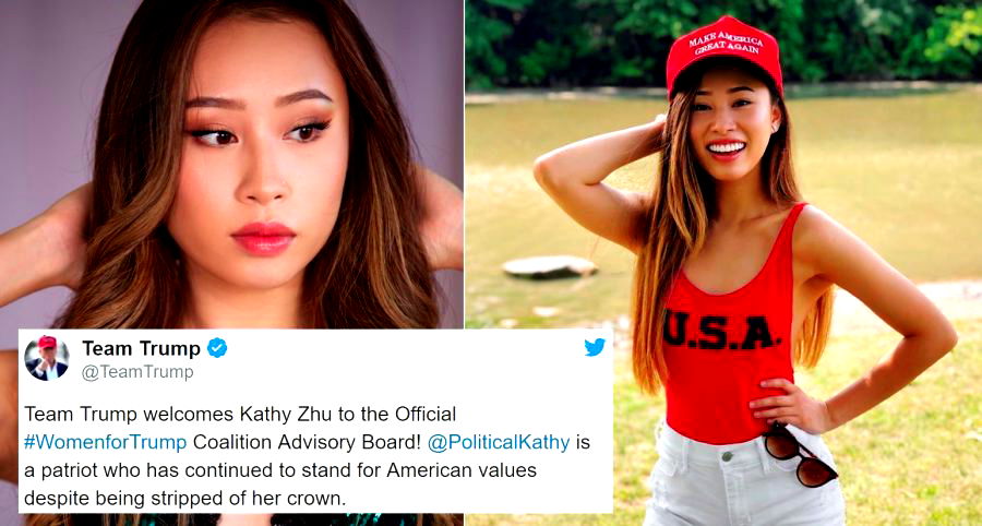 Ousted Miss Michigan Kathy Zhu Joins Trump Reelection Campaign