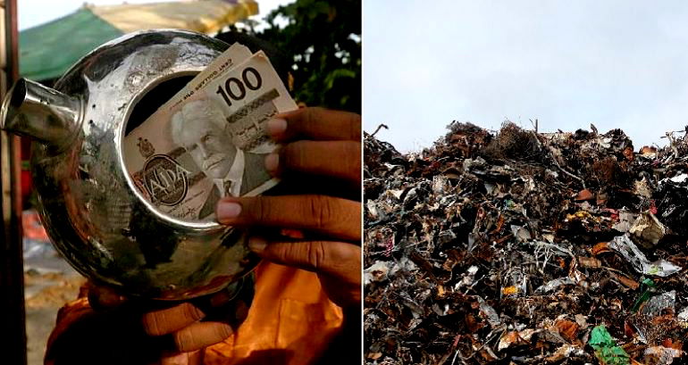 Malaysian Man Finds Pot Full of Canadian Cash in Landfill, Hopes to Return to Owner