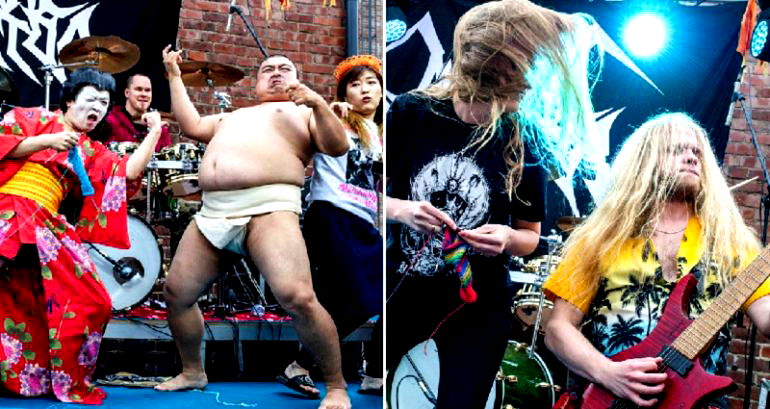 Japanese Band Wins First Ever Heavy Metal Knitting World Championship in Finland