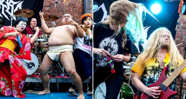 Japanese Band Wins First Ever Heavy Metal Knitting World Championship in Finland