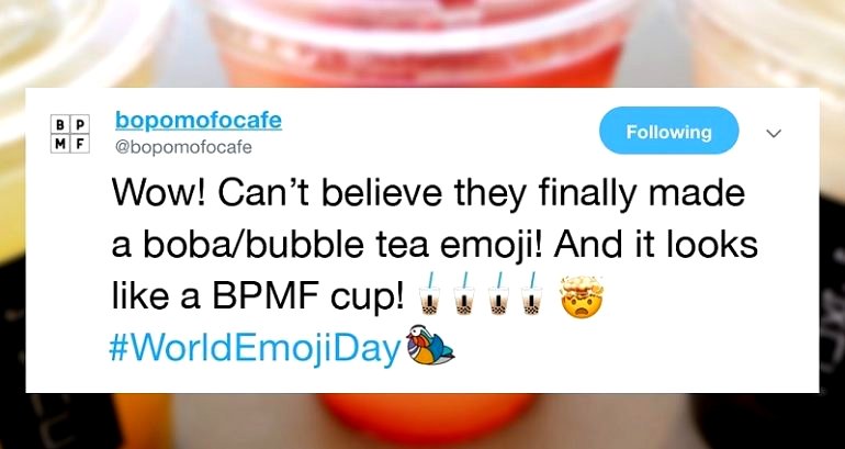 Philip Wang’s Boba Cafe Trolls the Internet With a Boba Emoji