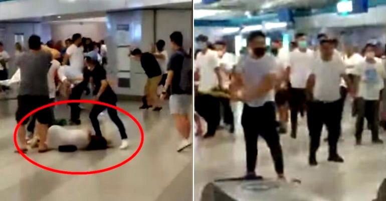 White T-Shirt ‘Triads’ Injure Over 48 People in Violent Attack in Hong Kong