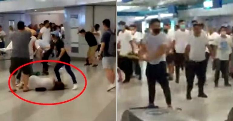 White T-Shirt ‘Triads’ Injure Over 48 People in Violent Attack in Hong Kong