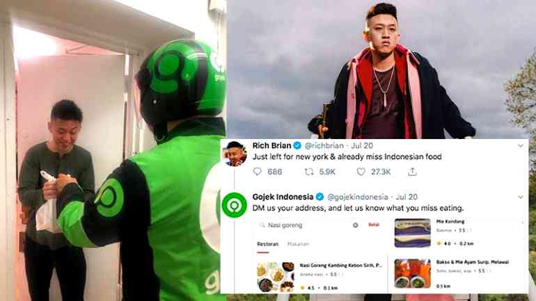 Rich Brian Was Craving Indonesian Food in NY, So Go-Jek Delivered from Indonesia