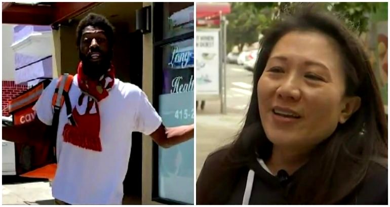 Food Delivery Man Caught on Video Spewing Racial Slurs at Woman in SF