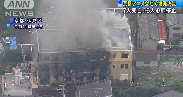33 Dead After Man Attacks Anime Studio in Kyoto