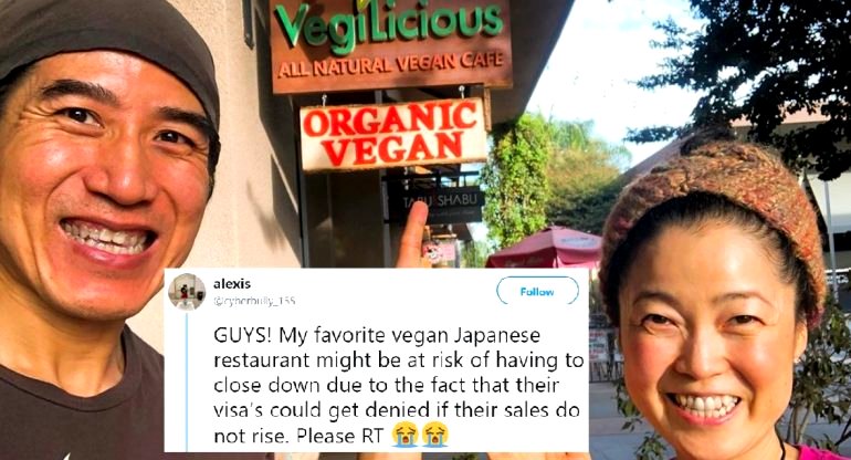Vegan Japanese Restaurant Owners Could Be Denied Visas If Their Sales Don’t Increase